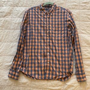 J Crew Slim Untucked Flex Washed Button Down